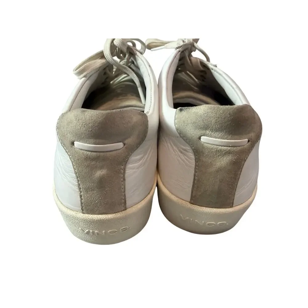 Vince white leather